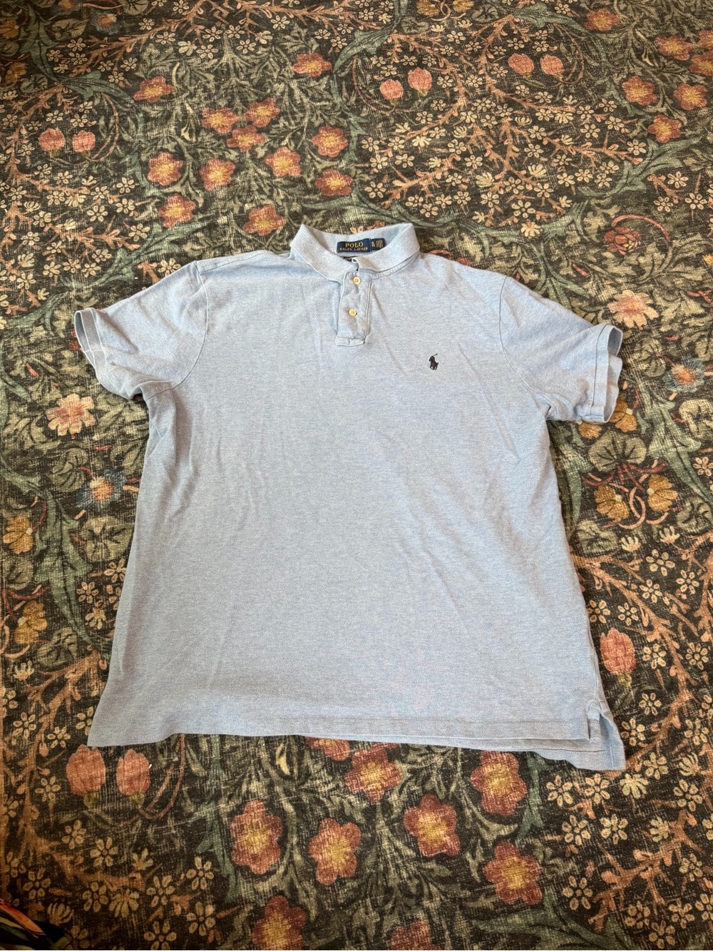Ralph Lauren Light Blue Short-Sleeve Polo Shirt